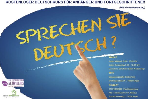 Sprachkurse Siedlerheim mit Kinderbetreuung